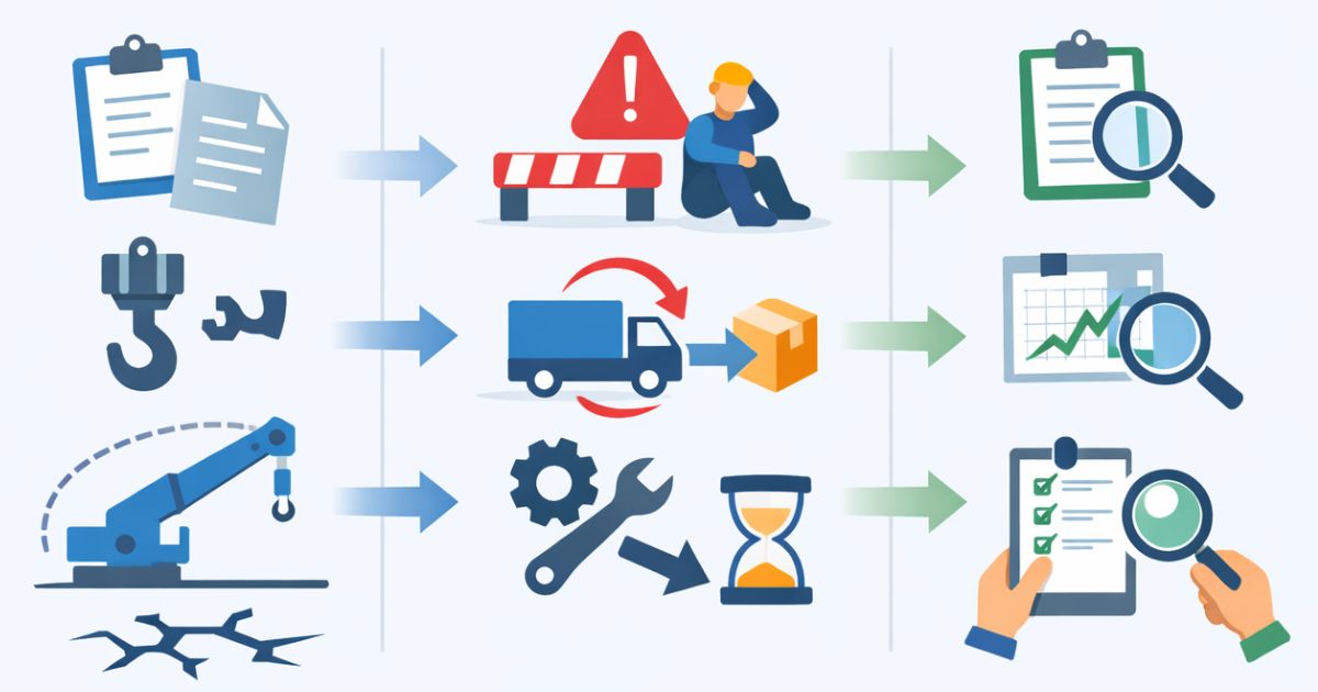 中古ユニック車の比較ポイントとリスク整理図