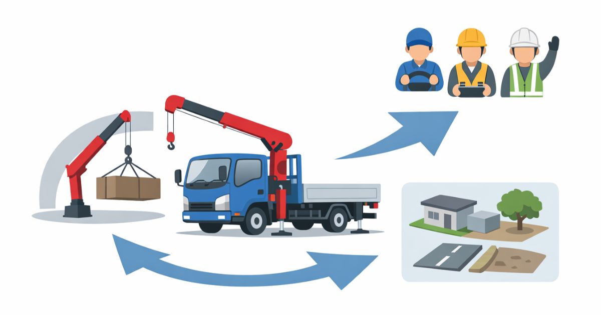 ユニック車レンタルで確認すべき判断軸を整理した図解