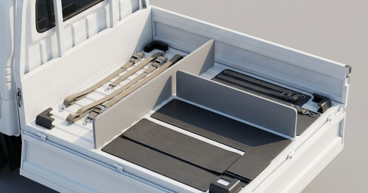 2トントラック荷台の固定と動線を崩さない実用カスタムのイメージ