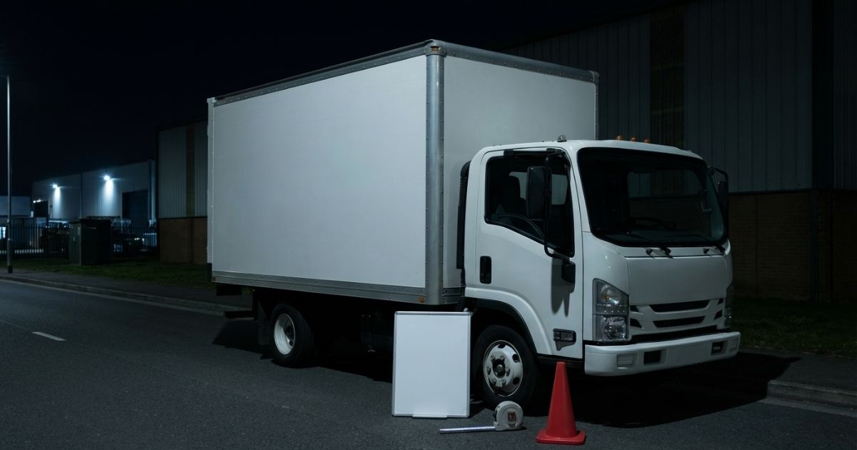 2トントラックの改造前に法規と車検の確認手順を行うイメージ