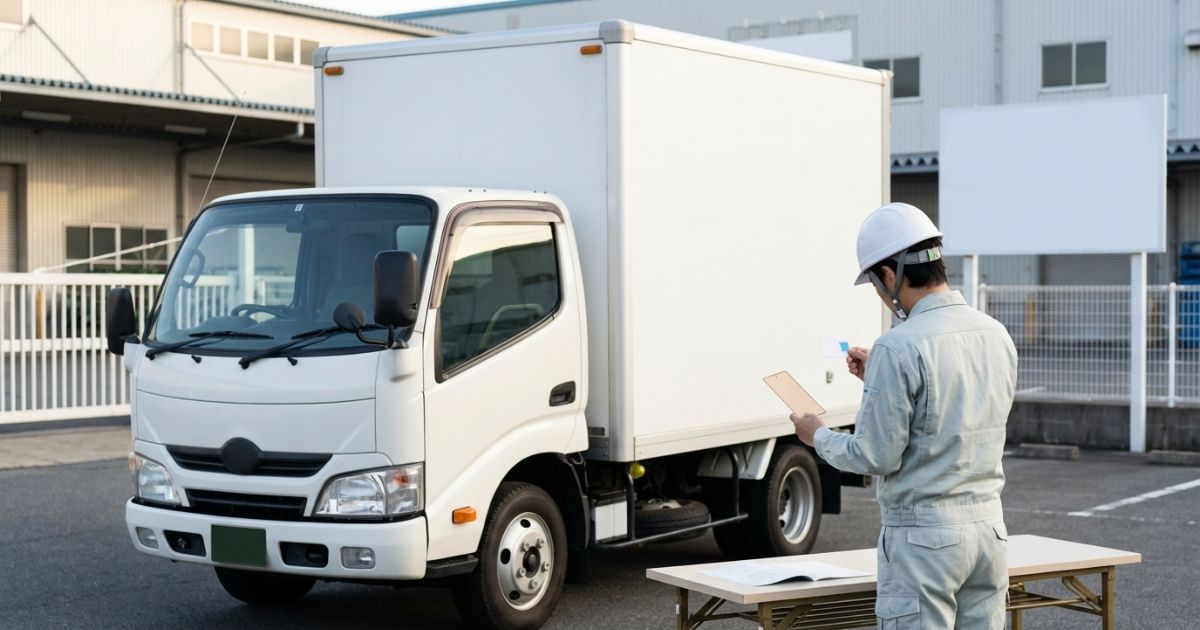 2tという呼称だけでは運転可否を判断できず免許条件と車検証で確認するイメージ