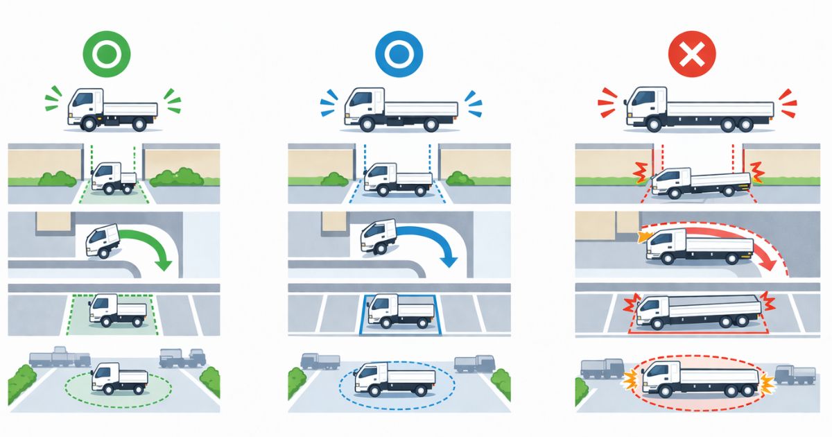 ショート・標準・ロングで変わる成立条件を比較した図解