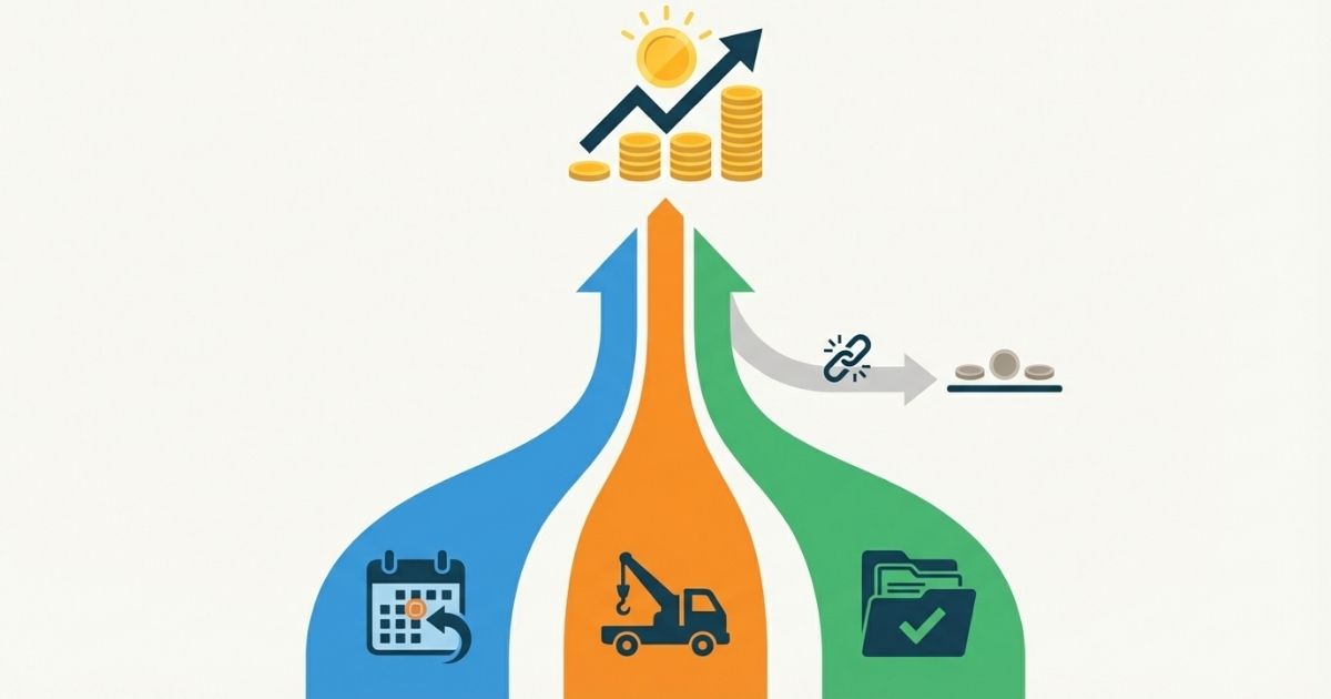 更新計画と状態評価と整備記録が噛み合う時に高く売れやすい判断軸の図解