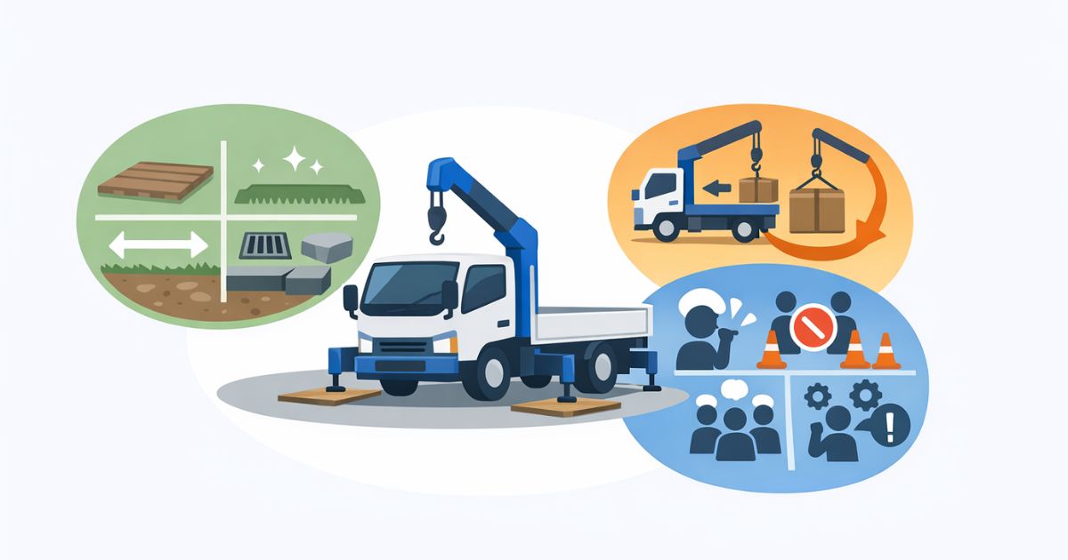 2tユニックの段取りで確認すべき判断軸を整理した図解