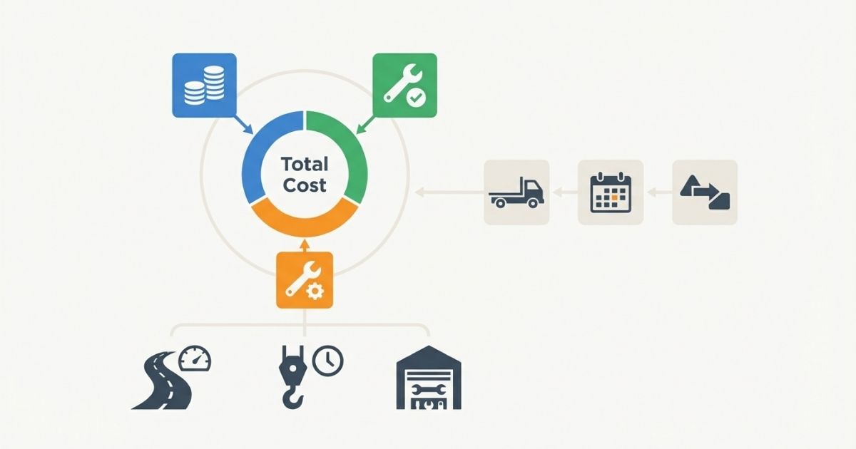2tユニックの維持費を税金・点検・修理で分解し総コスト判断へ導く図解