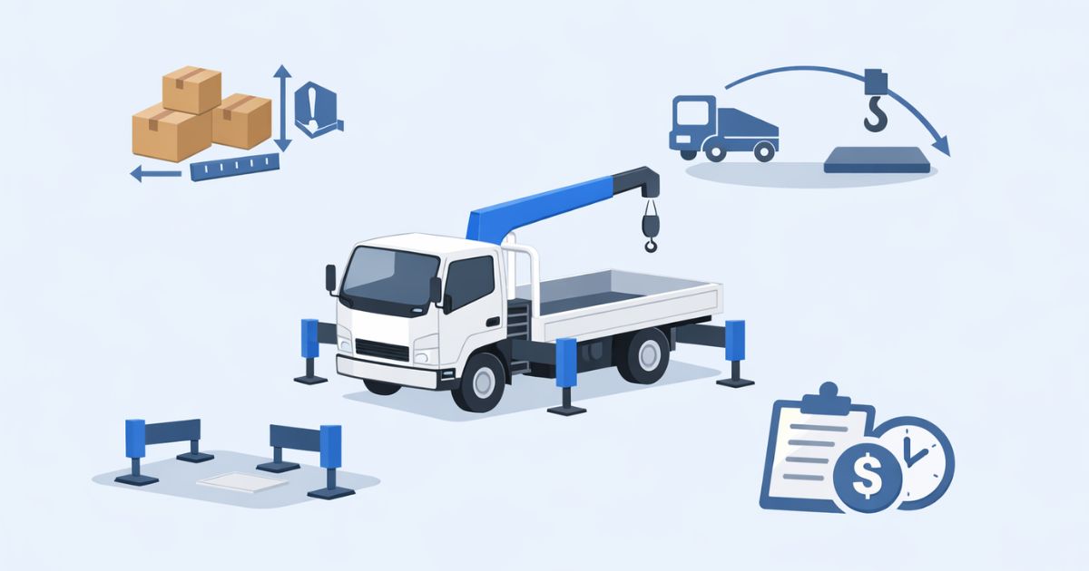 2tユニック依頼時に確認すべき4条件を整理した図解