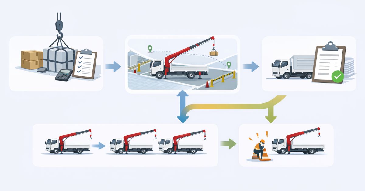 見積前に車格判断を進める確認フローの図解
