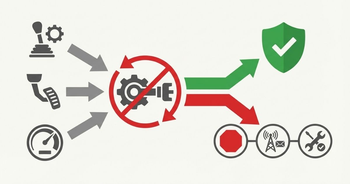 PTOが入らない原因を条件未達として切り分け、止める判断へつなぐ図解