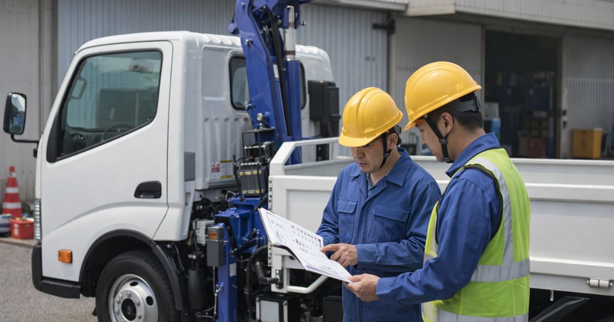 PTO不調時に止めて確認している現場イメージ