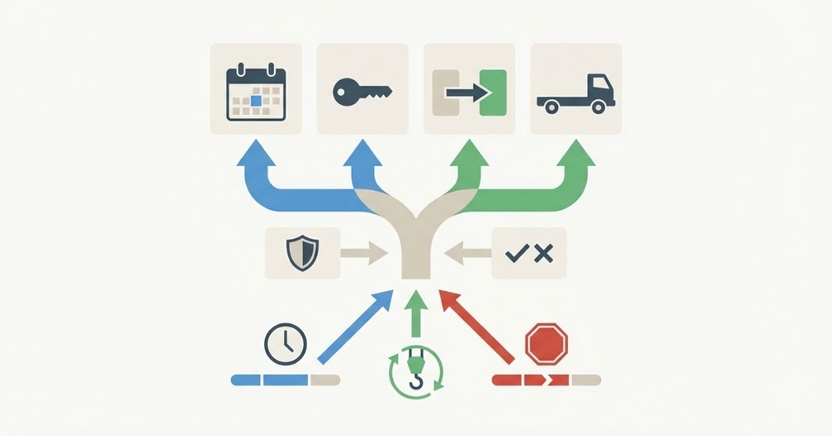 短期はレンタル常用は購入や外注の判断軸を示す図解
