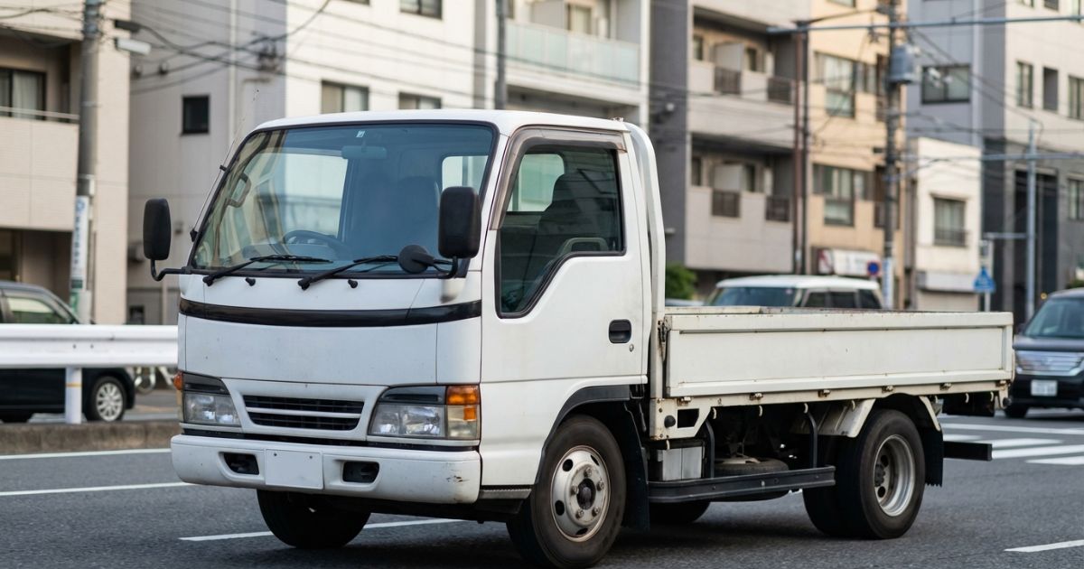 3トントラックをオートマで業務利用するイメージ画像