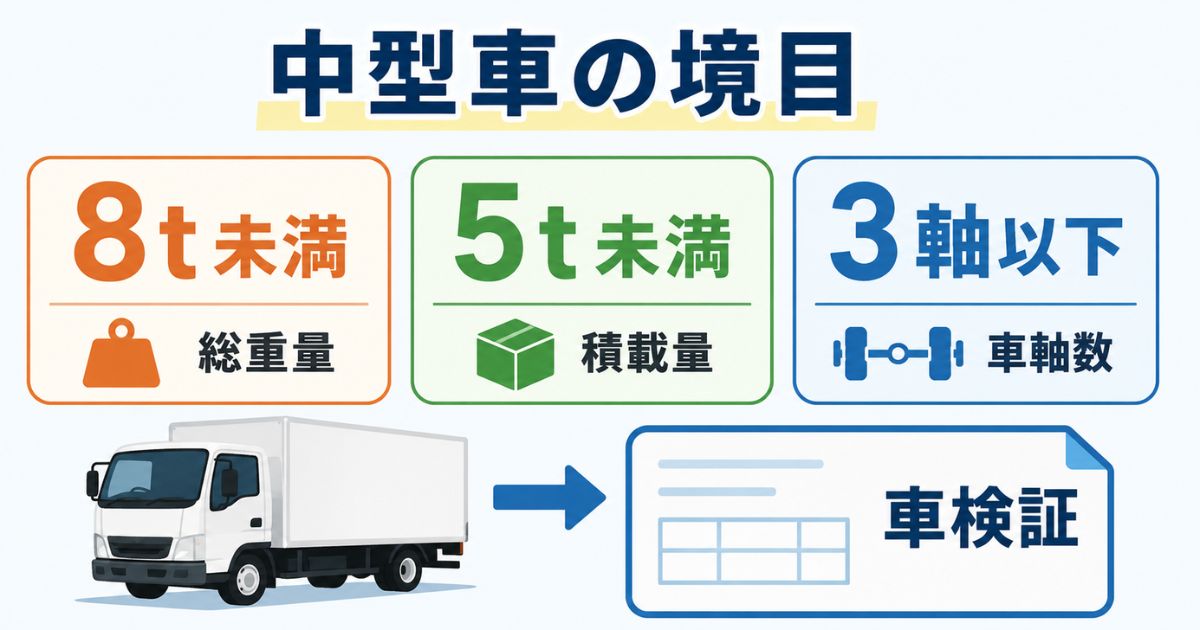 3トントラックの高速料金区分で確認する8t未満5t未満3軸以下の目安を示す図解