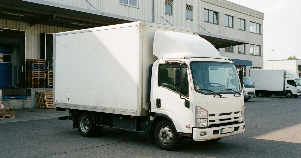 3トントラックを日常業務で使用している様子が分かる写真