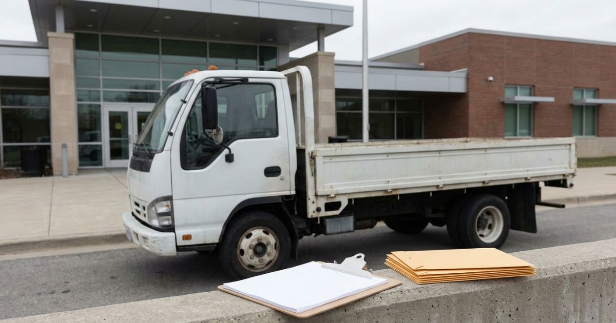 3トントラックの税金や手続を確認する場面を想起させる写真