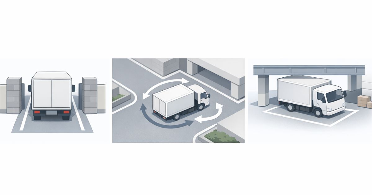 3トントラックのサイズ確認で見るべきポイントを整理した比較図