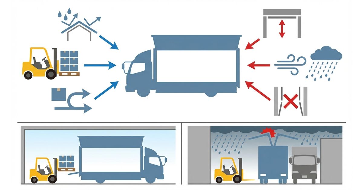 3tウイング車のメリットと注意点を判断軸で整理した文字なし図解