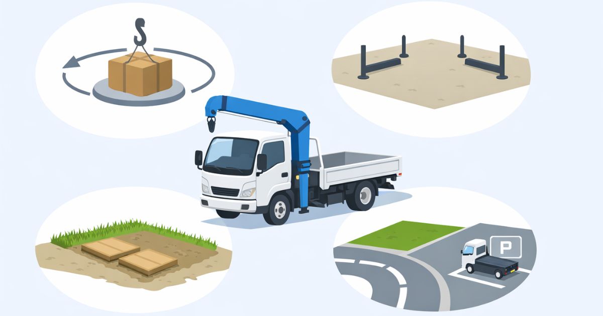 3tユニックが向いている現場を4条件で整理した図解