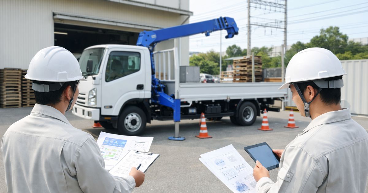 3tユニック導入前に現場条件を確認している実務現場のイメージ