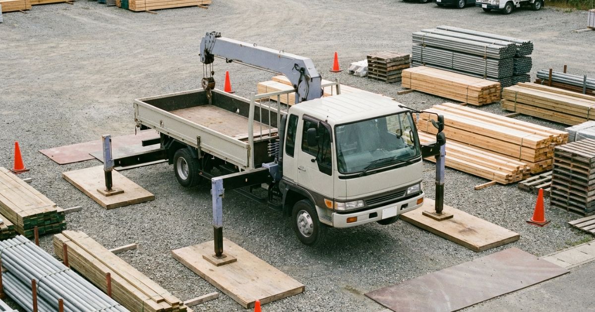 3tユニックを安全側で選定するための現場イメージ写真