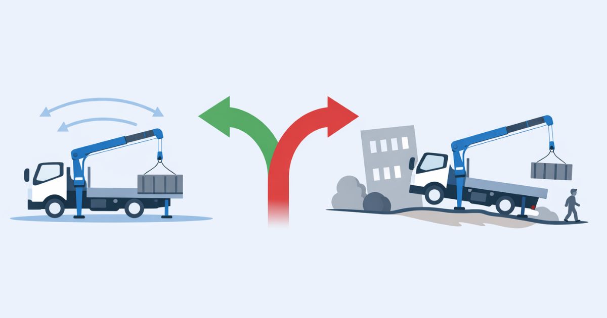 能力内でも3tユニックが向かなくなる条件を整理した図解