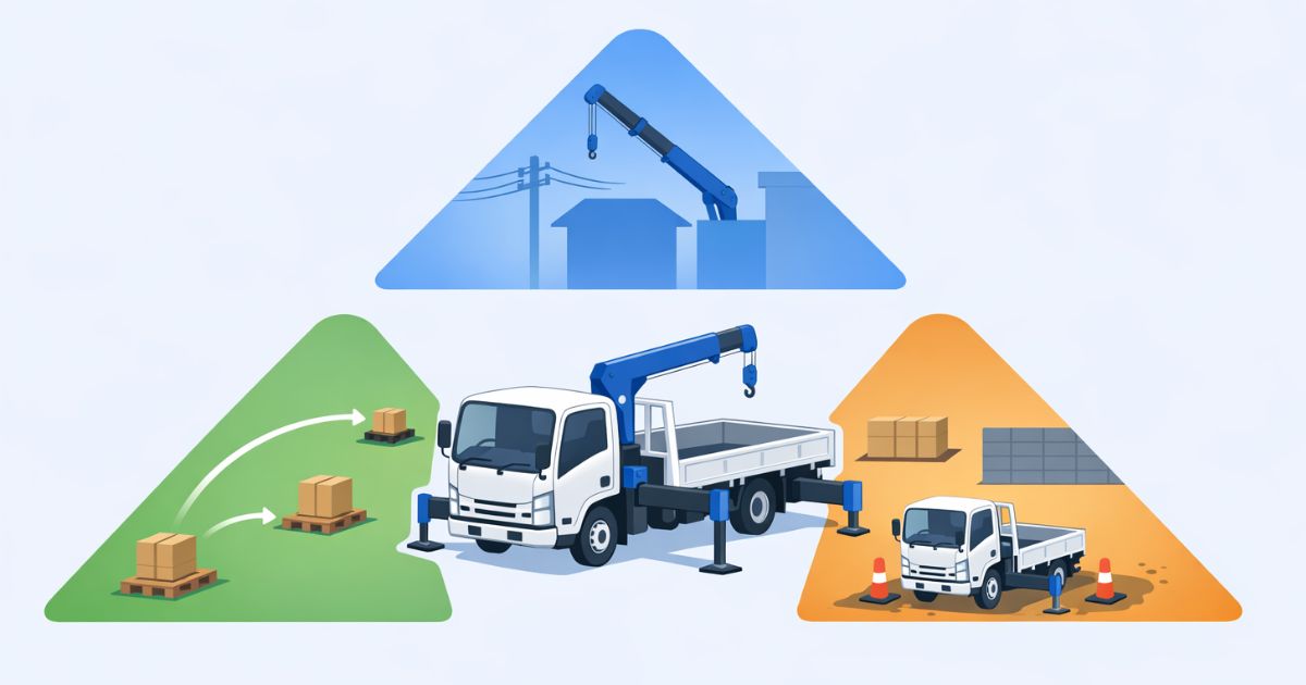 3tユニックの成立判断を左右する3つの判断軸を示す図解