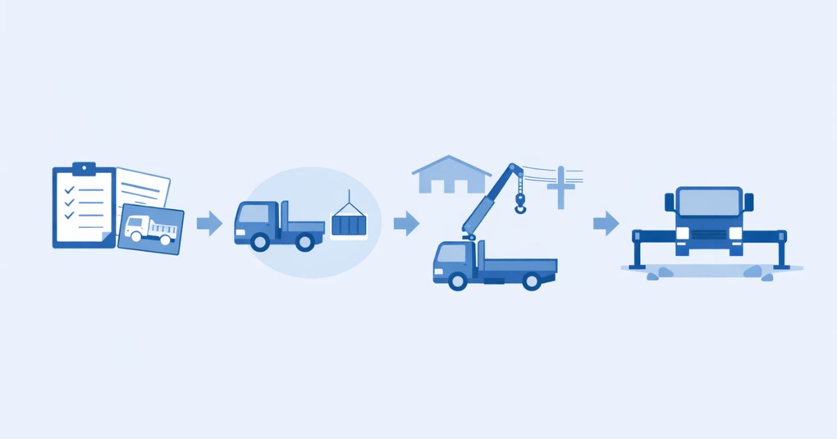 3tユニックの性能表を読む順番を整理した実務フロー図