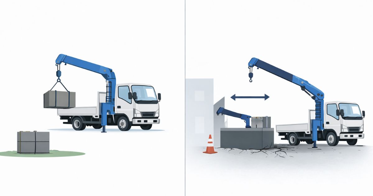 3tユニックで成立しやすい条件と注意が必要な条件を比較した図