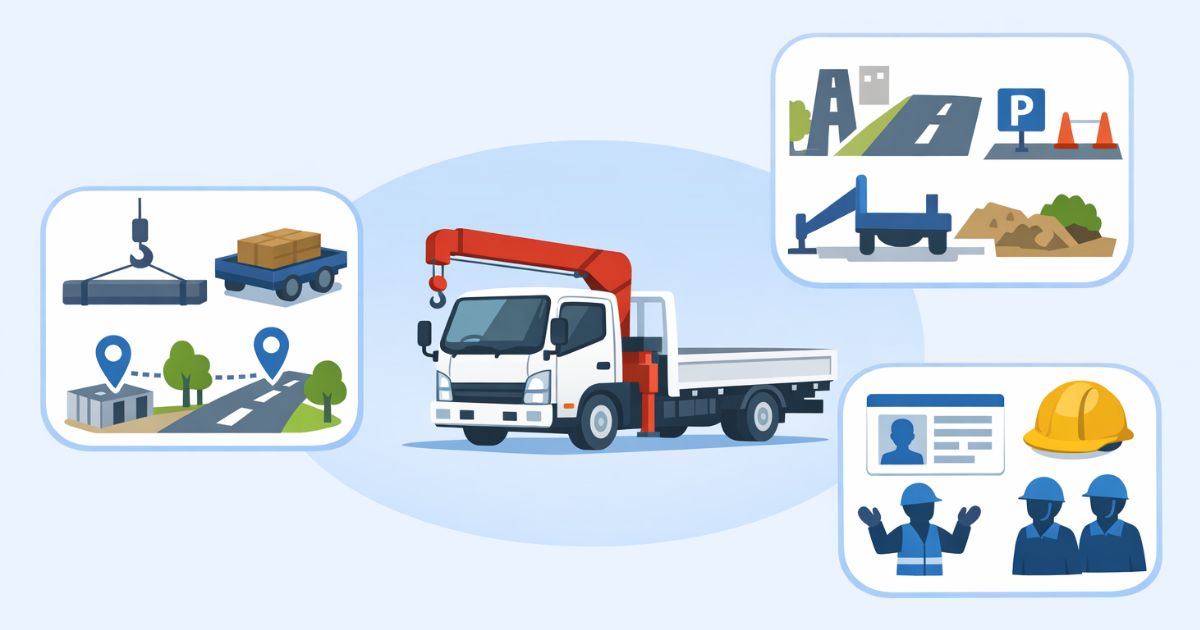 2t・3t・4tユニックの違いをバランスで比較した図解