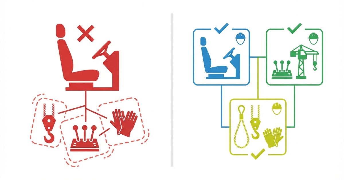 3tユニックの資格を混同した場合に起きる失敗例を示す図解
