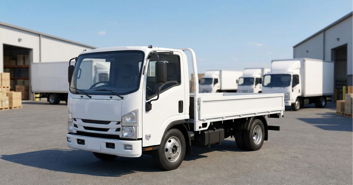 4tトラックの基礎知識と選び方が伝わる外観イメージ（中型トラックの代表例）