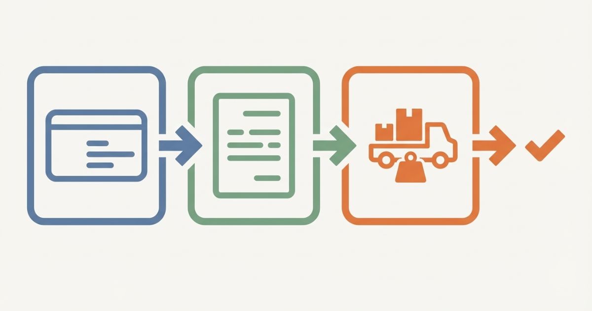 免許証と車検証を確認して運転可否を判断する手順を表した図解