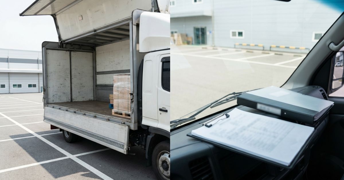 4tトラックの最大積載量は一覧で目安を掴み、最終は車検証で確認して判断するイメージ