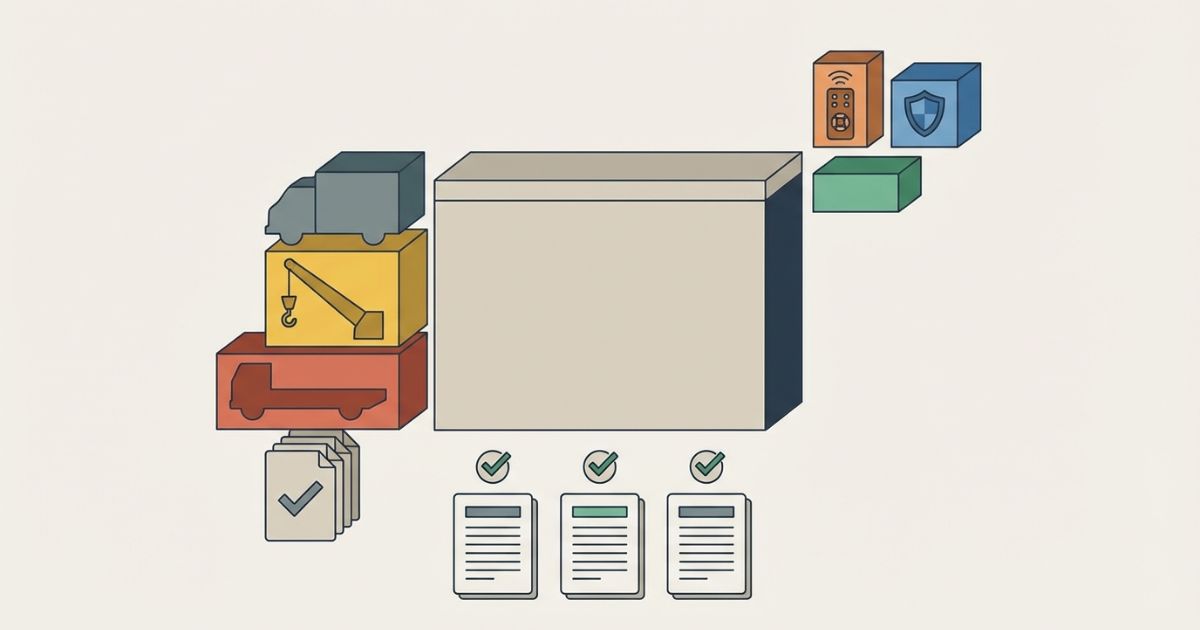 4tユニック新車の導入を検討する場面を想起させるディーラー引き渡しヤードの車両写真