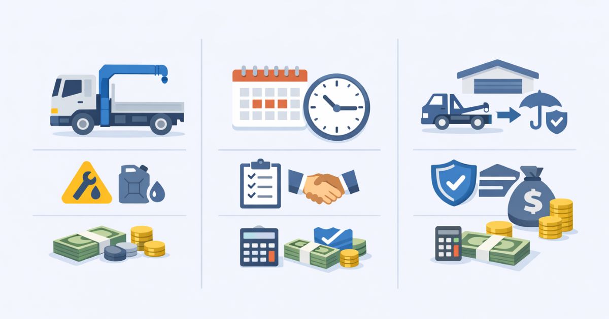 4tユニックのレンタル期間別に比較軸を整理した図解