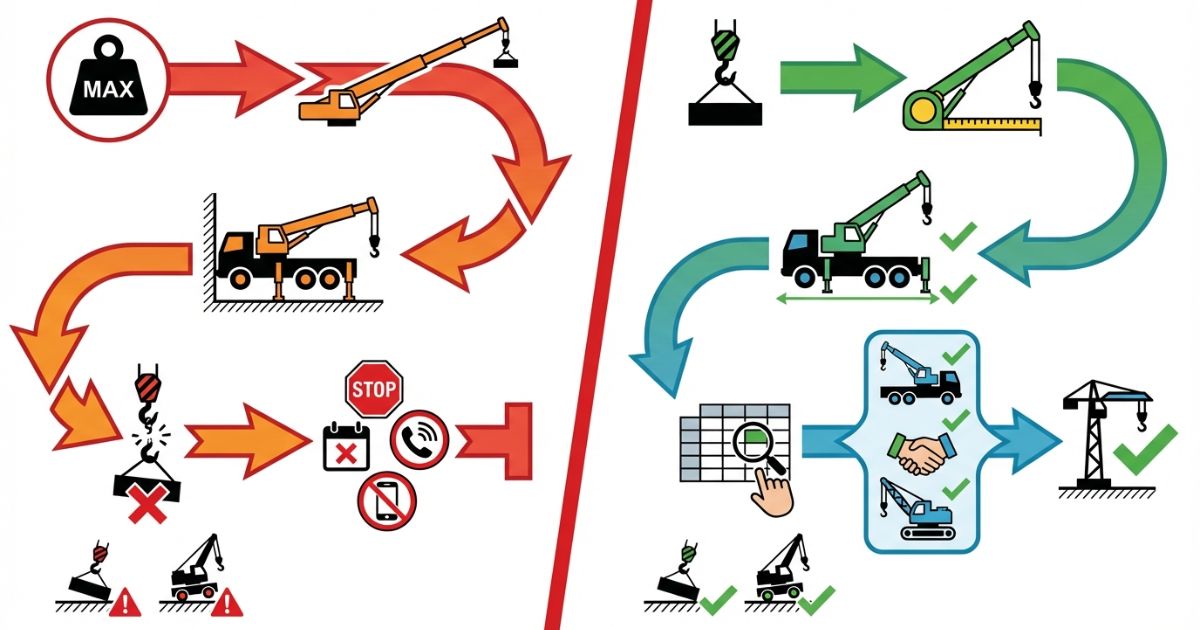 最大能力だけで判断して失敗する落とし穴と回避策を示す図解