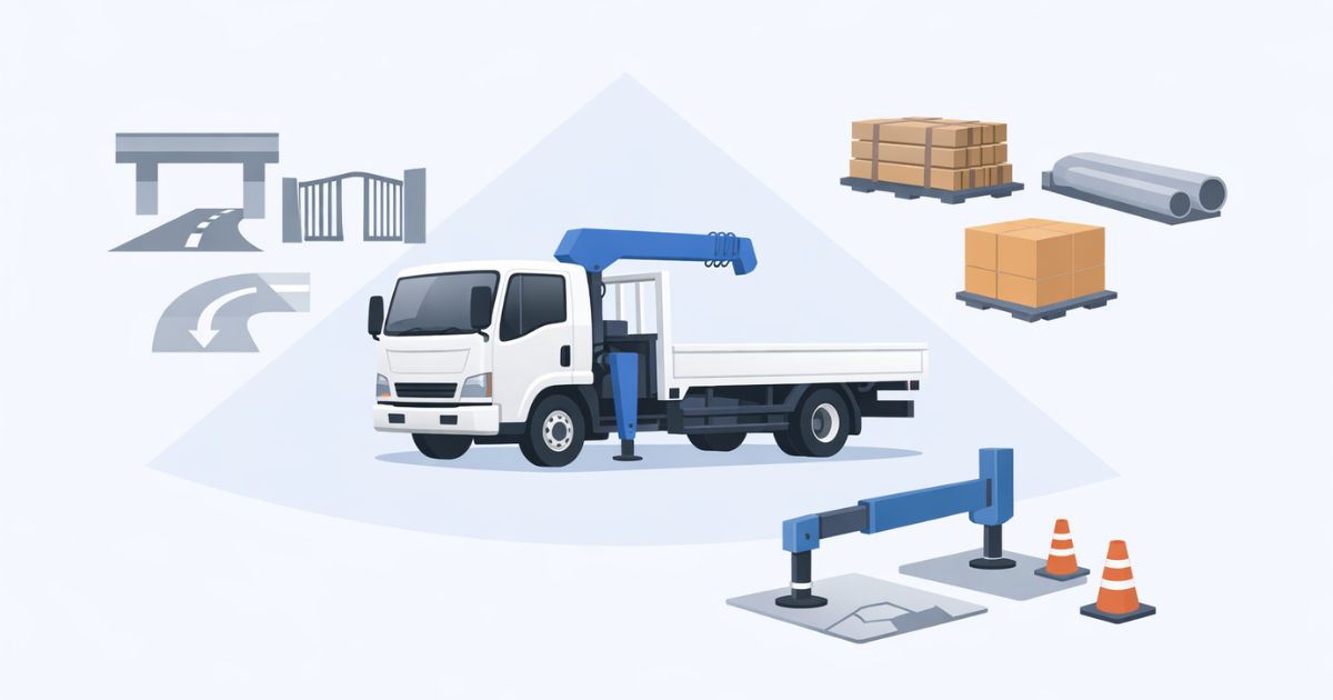 4tユニックの寸法判断で見るべき3つの判断軸を整理した図解