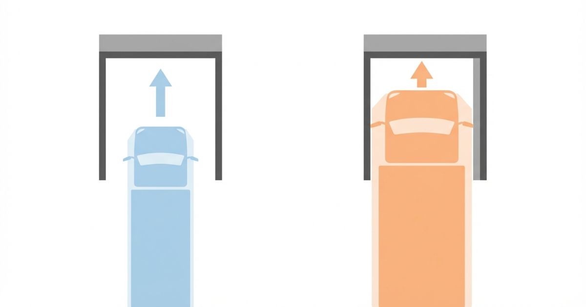 4t標準とワイドの差分が最狭部で成立可否を分けることを示す文字なし図解