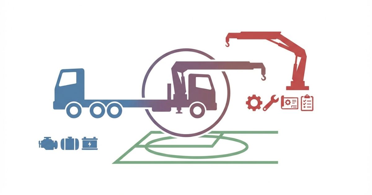 古河ユニックは車載クレーン装置メーカーでユニック車は組み合わせで判断する図解