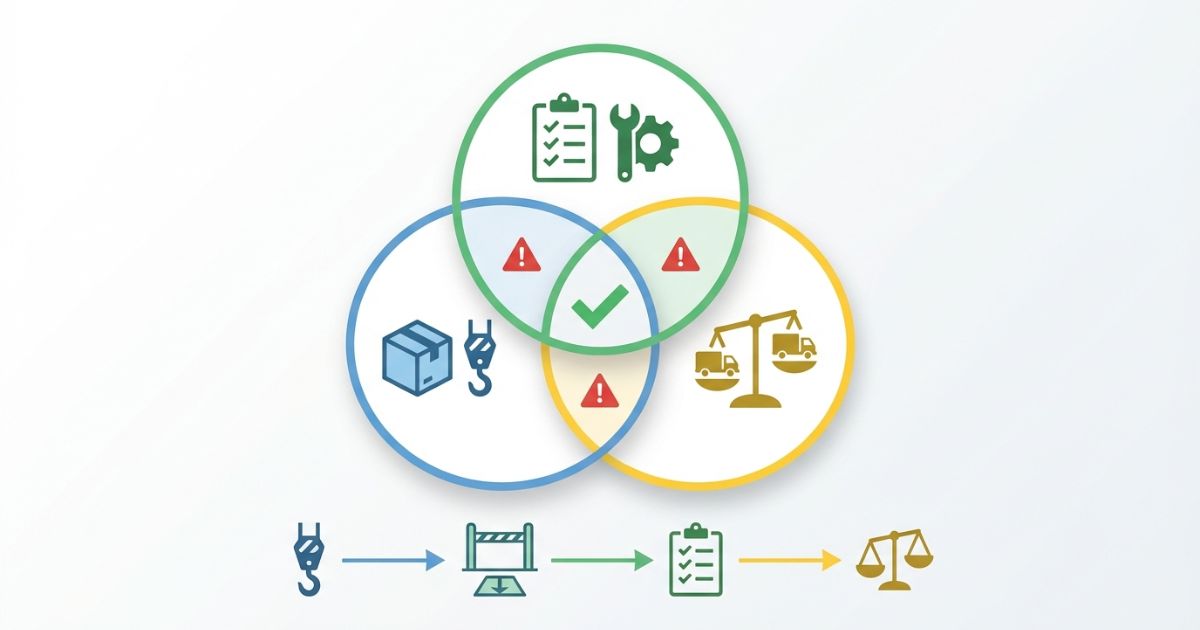 古河ユニックは用途適合と運用体制と比較納得度の3軸が揃う場合に候補に残す判断軸の図解