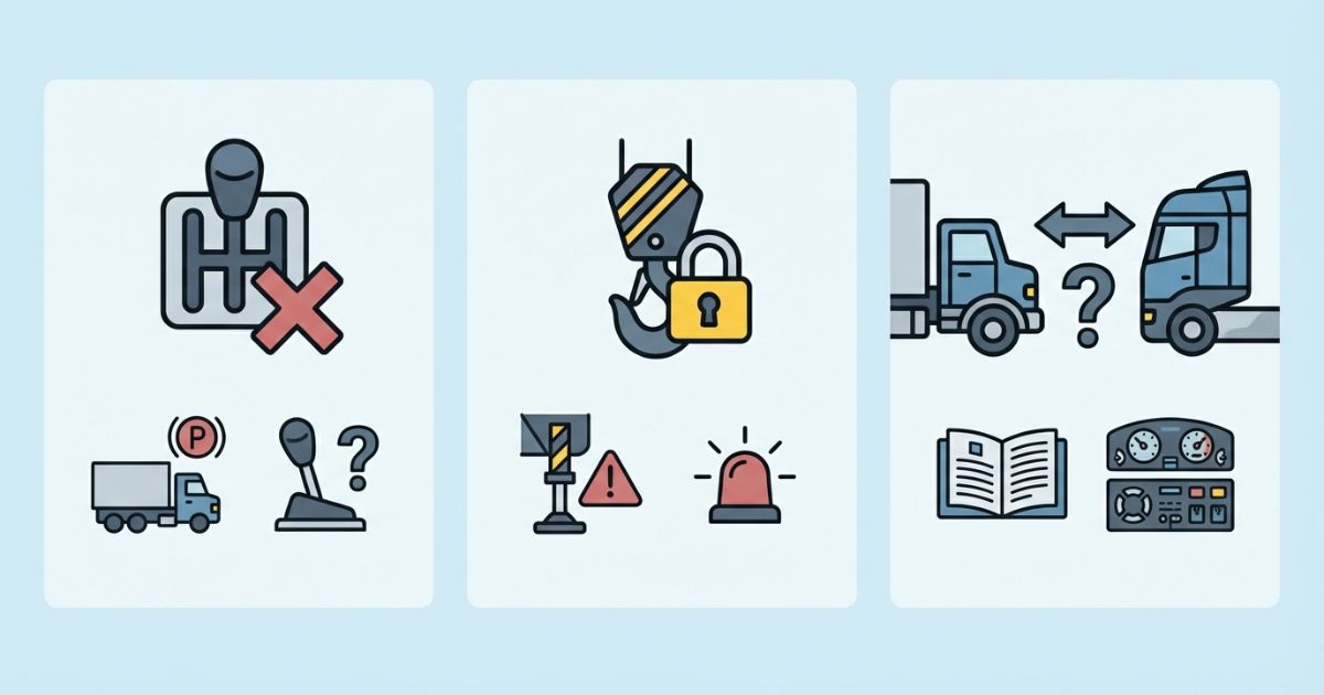 PTOが入らない原因を3パターンで切り分けた比較図