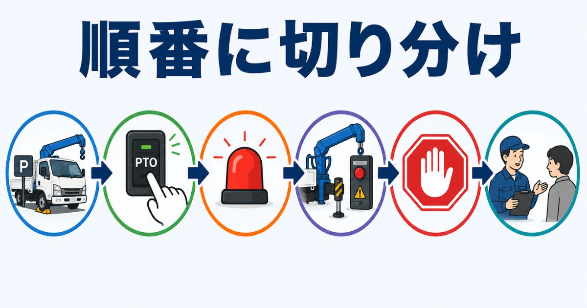 PTOが入らない原因を作動条件から整備相談まで順番に切り分ける図解