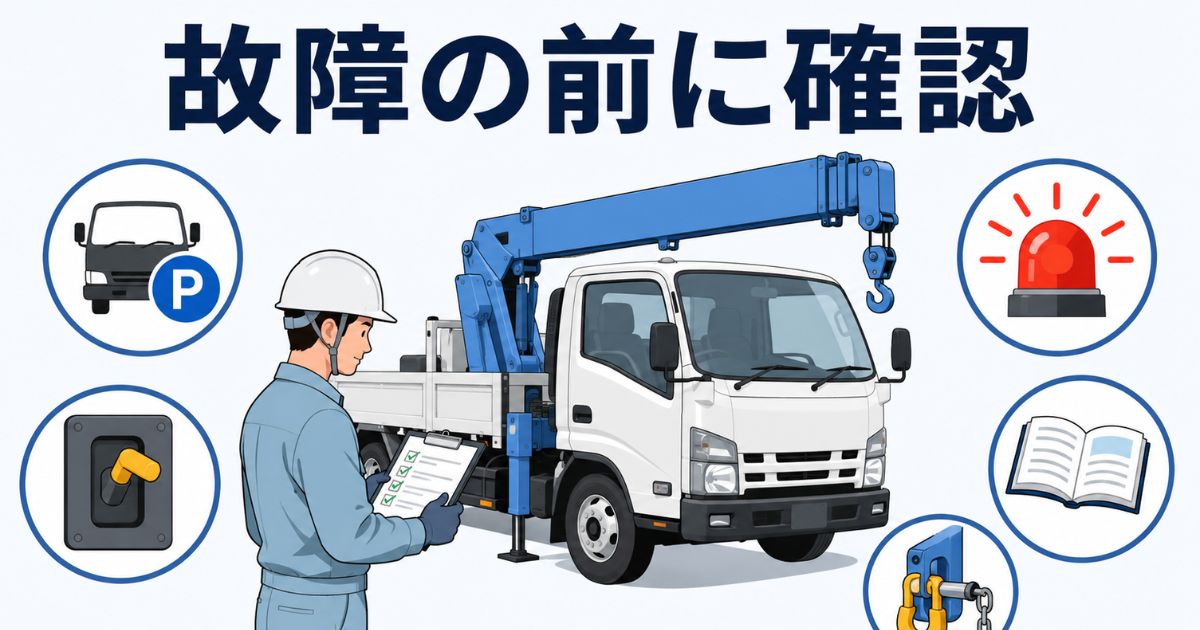 いすゞユニックでPTOが入らないときに故障と決めつける前に確認する図解