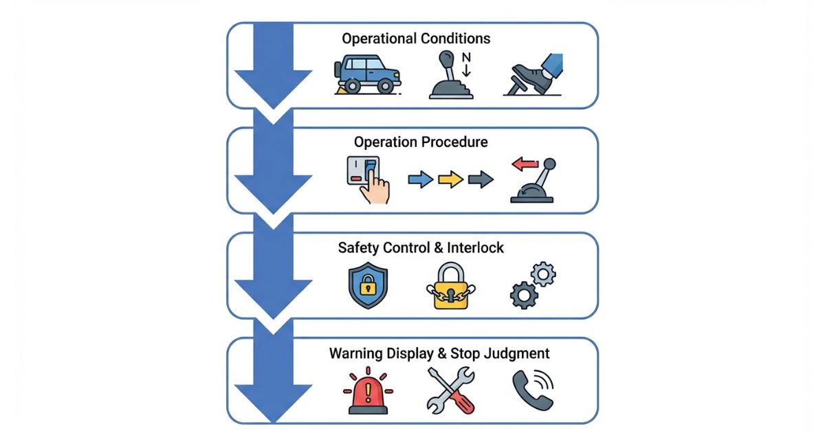 PTO不作動時の判断優先順位を整理した図解