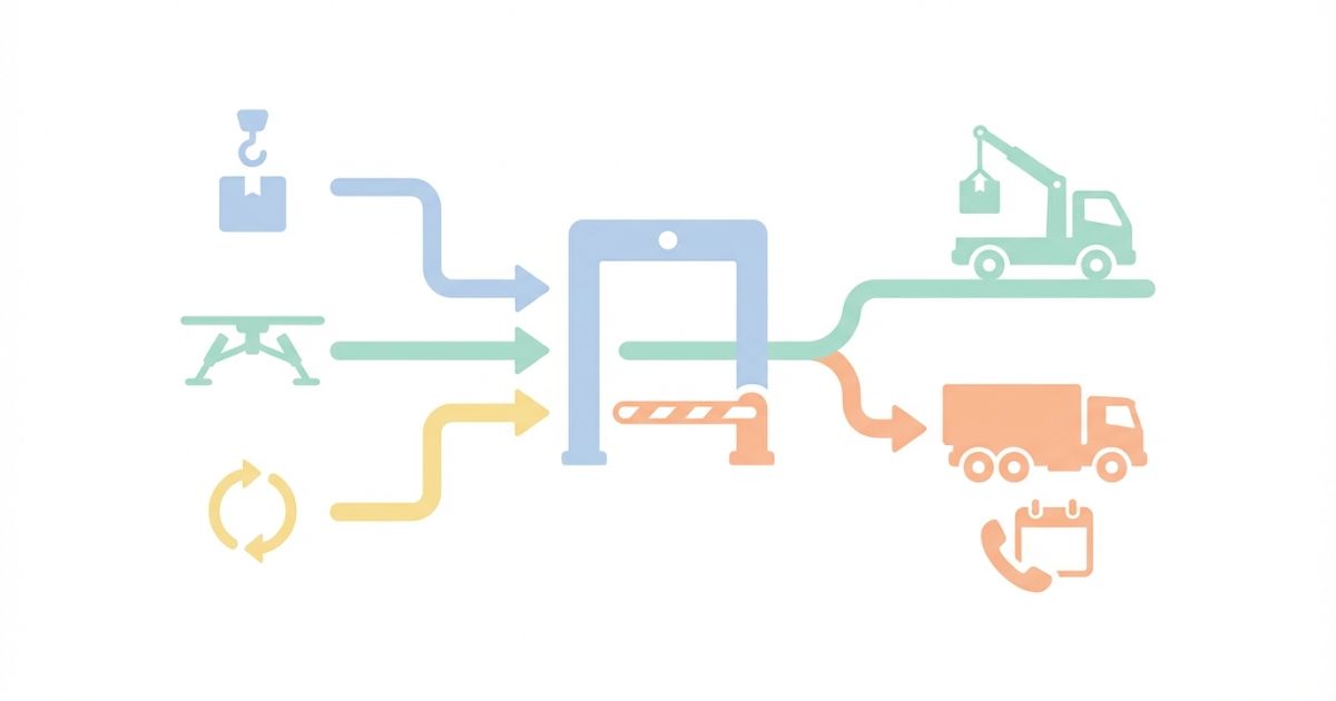 軽トラッククレーンが成立する条件を吊り能力と安定と頻度で整理した図解