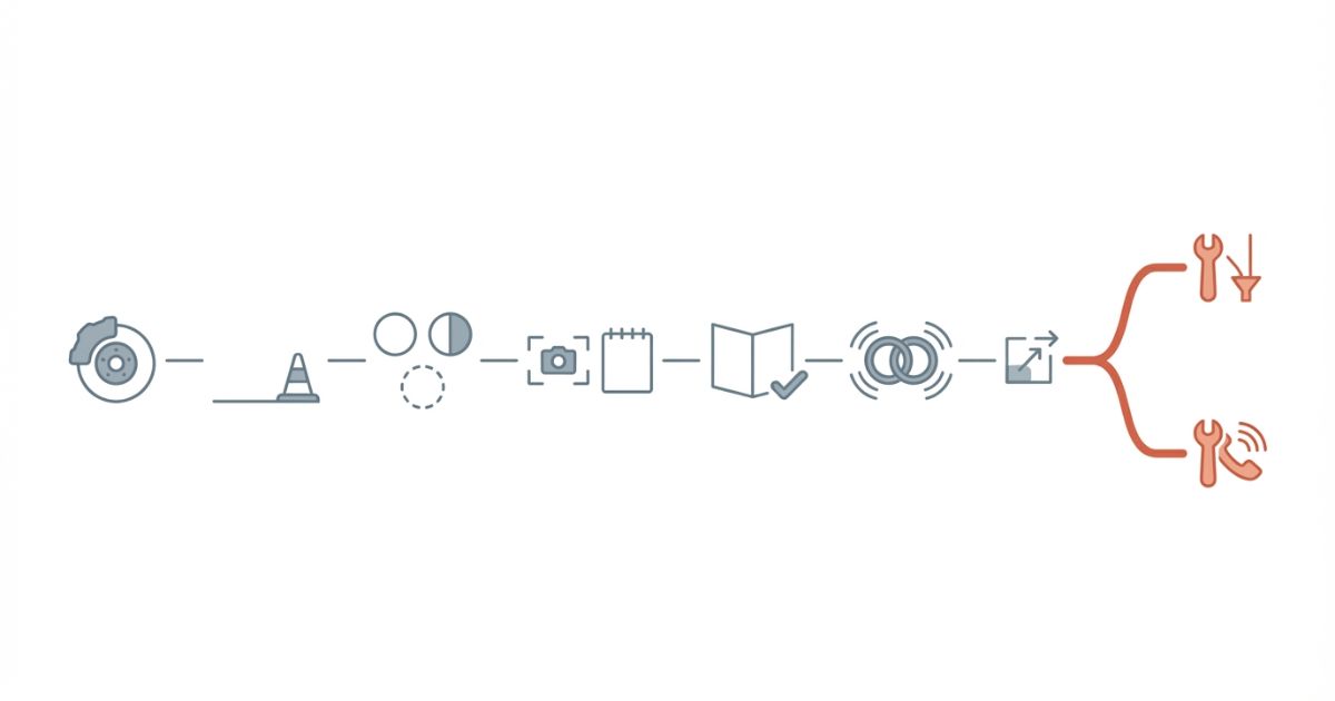 取扱説明書の範囲で初期設定と再設定を行い未解決なら点検へ切り替える判断フロー図