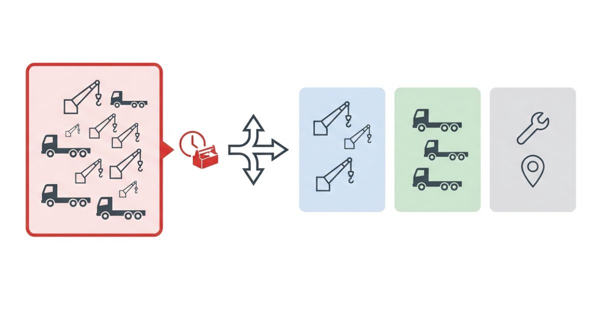  同列比較や整備見落としで選定ミスになるリスクを示す図解