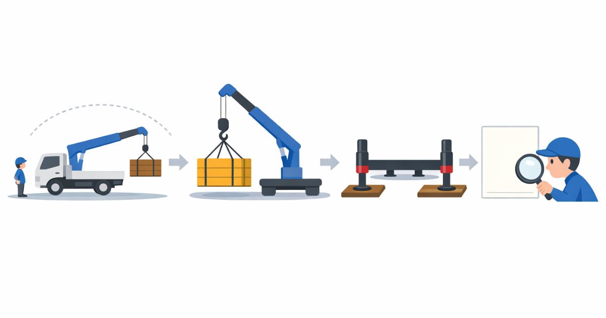 性能表で確認すべき前提条件を順に整理した図解