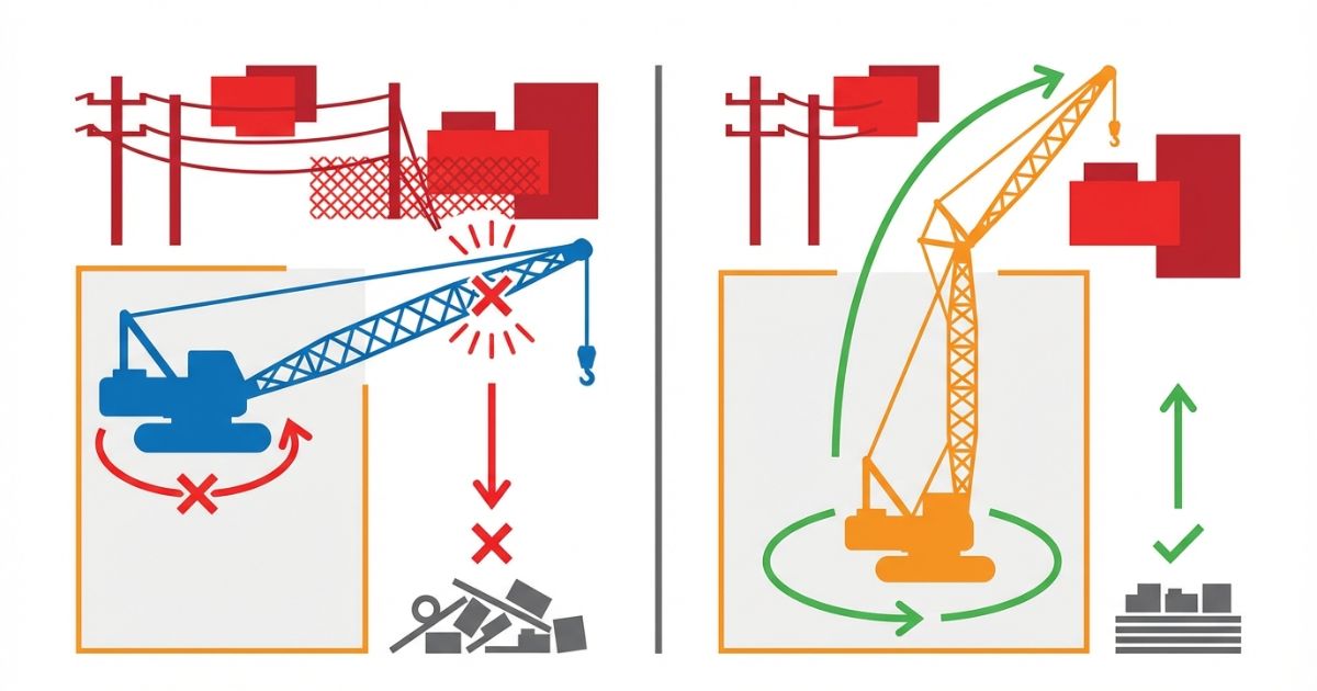 現場条件に合わない型式選定で起きる干渉リスクを対比した図解