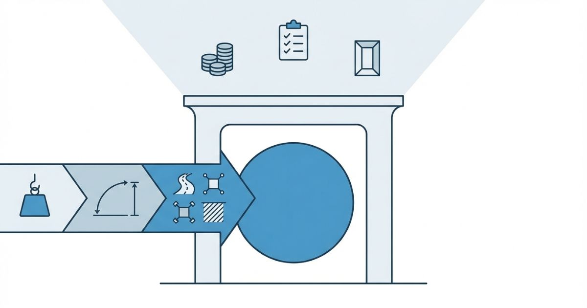 70tを選ぶ条件と判断軸を示す文字なし図解