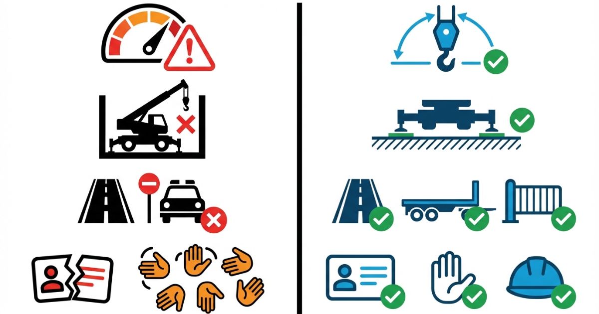 導入前に起きやすい失敗と回避のポイントを対比した図解